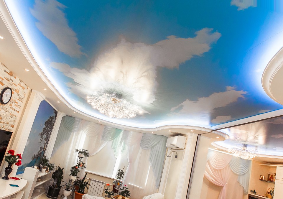 Заказать потолок с фотопечатью в г. Кашин